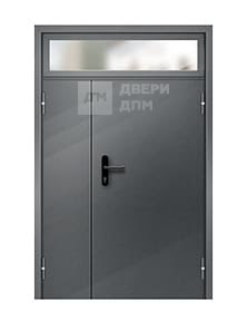 Противопожарная дверь ДПМ-02 EIS полуторная глухая с фрамугой