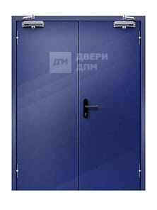 Двупольная металлическая ДПМ-02 противопожарная дверь без порога